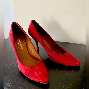 🎁🥰 Donald J. Pliner Rich Wine Red Suede Leather Pumps - FABULOUS 🥳🎉❤️